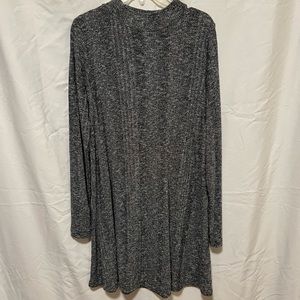 long sleeve knit dress, size medium